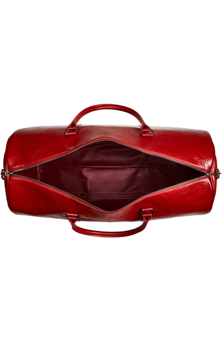 SANTO STUDIO Jasmine Tookes Red Duffel Bag, Alternate, color, Merlot