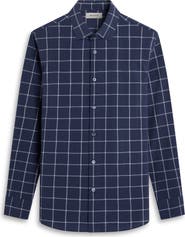 Bugatchi Axel Shaped Fit Stretch Cotton Button-Up Shirt