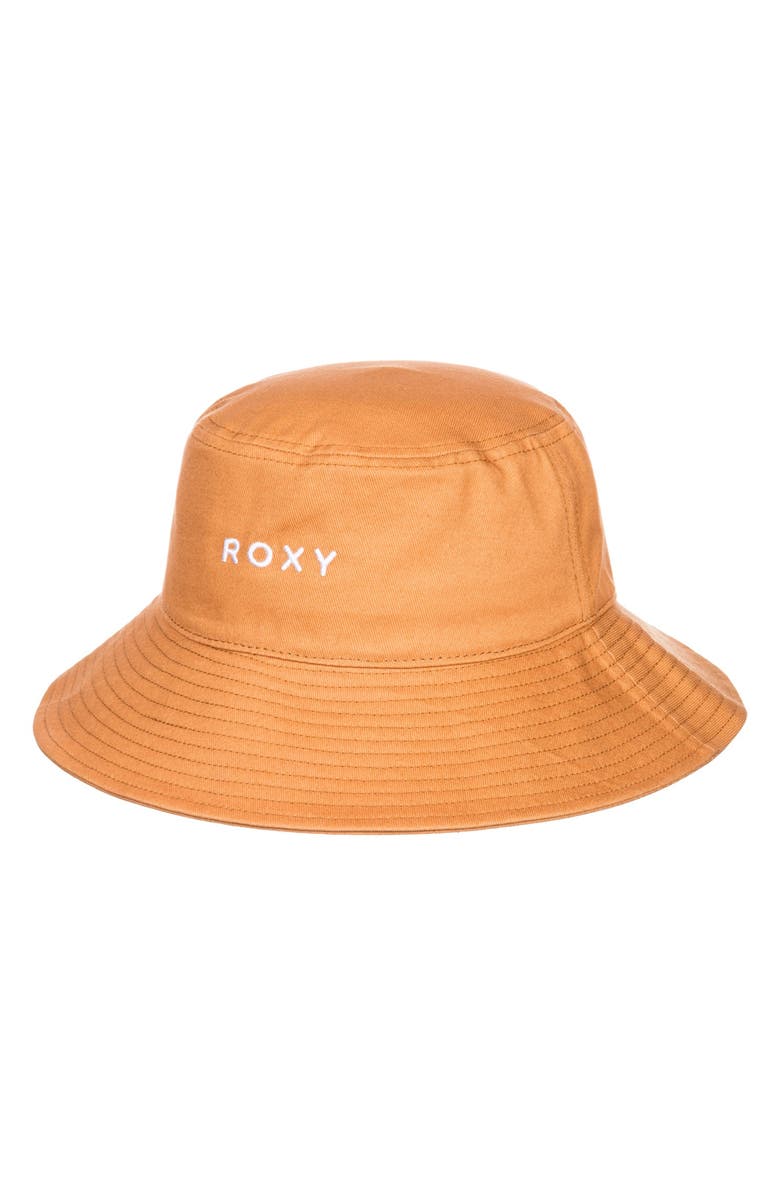 Roxy Aloha Sunshine Solid Cotton Bucket Hat, Main, color, 