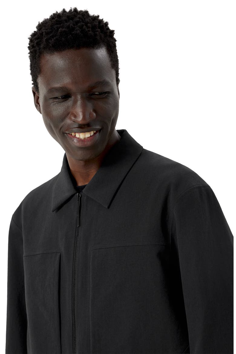 Mionn Water Repellent Soft Shell Overshirt, Alternate, color, BLACK