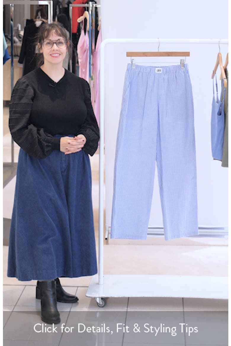 Airy Cotton Ankle Lounge Pants video