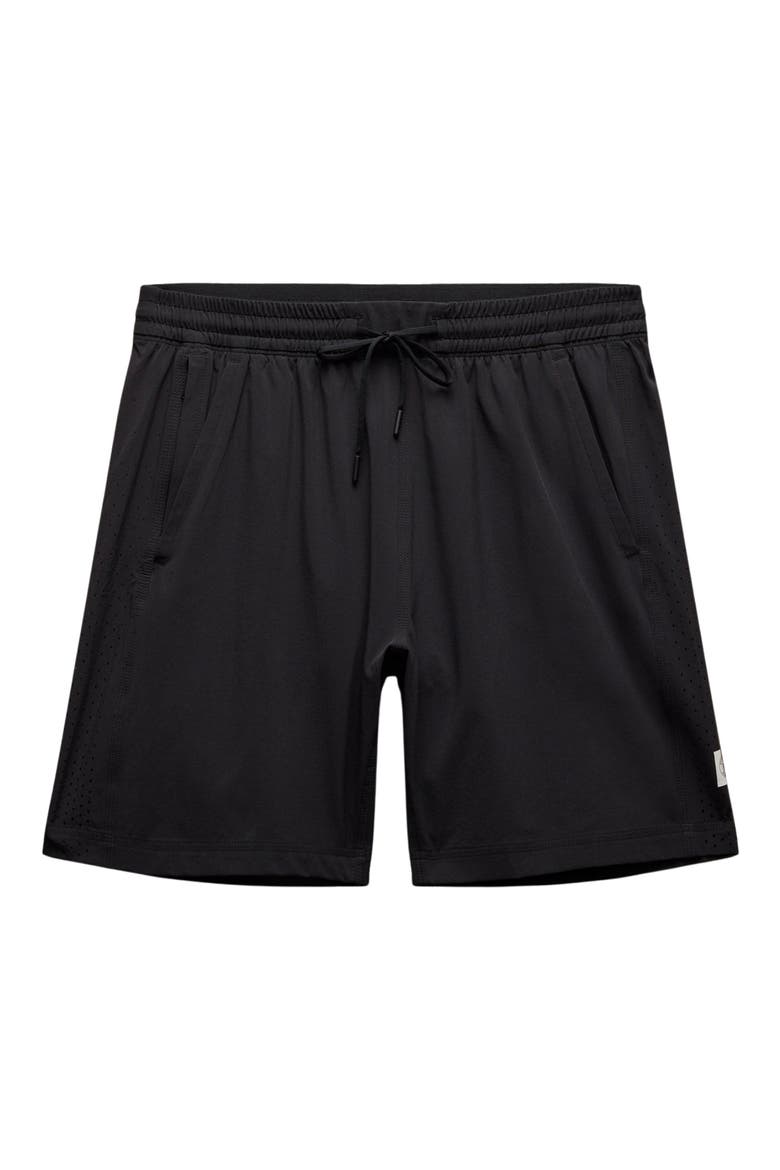 7-Inch Performance Nylon Training Shorts, Alternate, color, BLACK