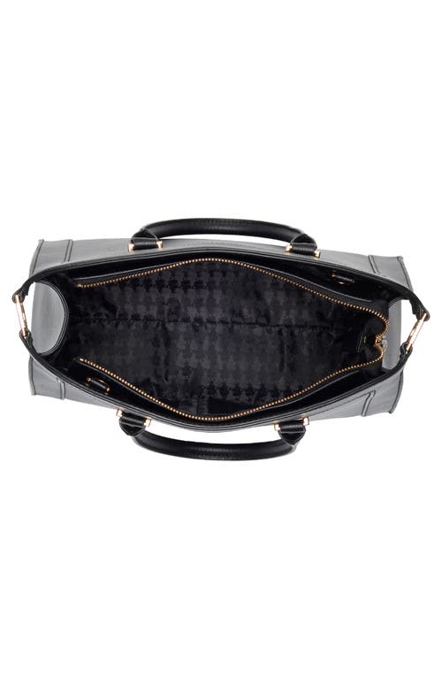 Karl Lagerfeld Paris Simone Leather Satchel In Black