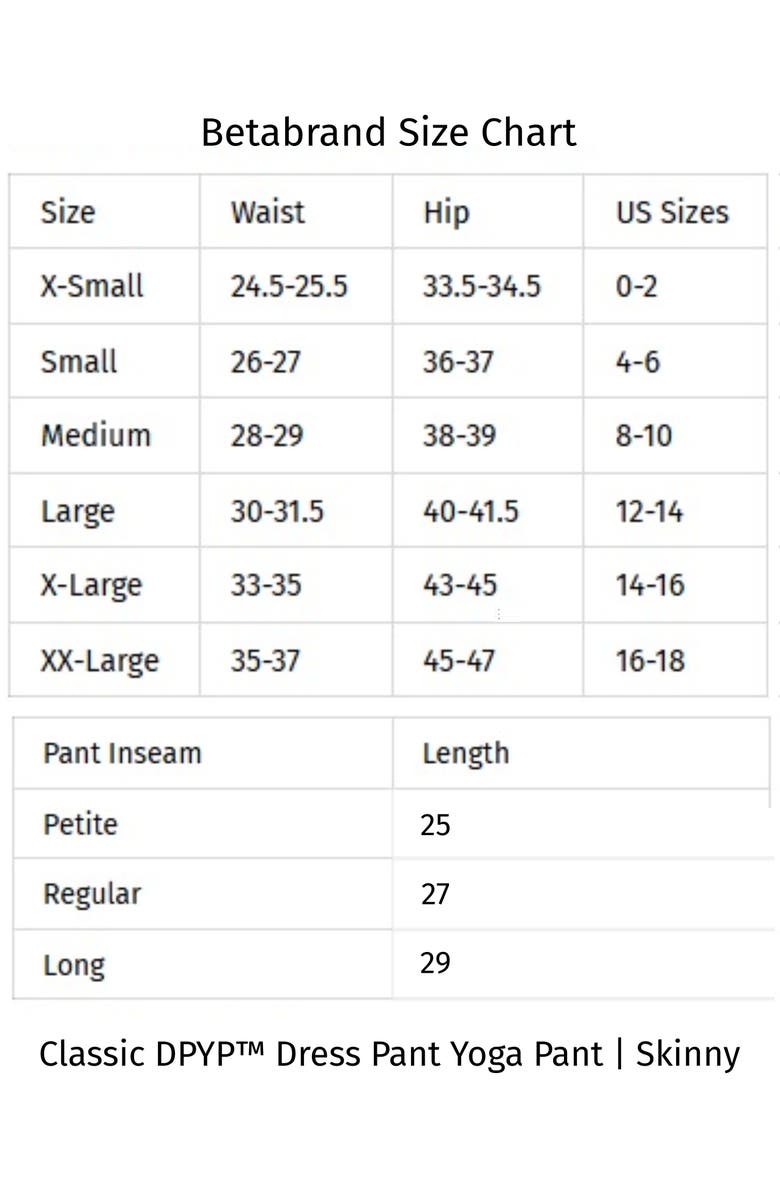 Betabrand Classic DPYP Dress Pant Yoga Pant | Skinny, Alternate, color, Black