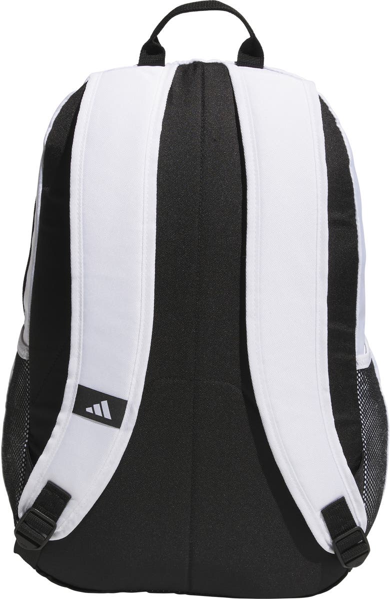 adidas Kids' Striker 3 Backpack, Alternate, color, White / Black