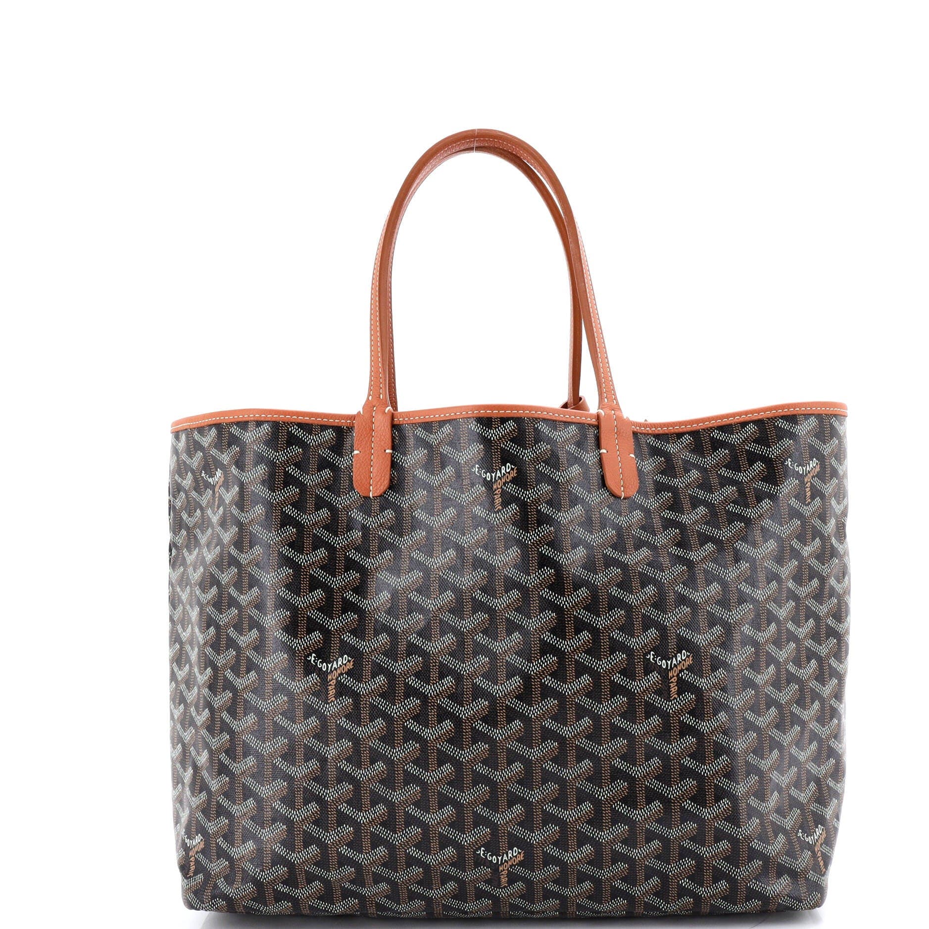 Pre-Owned Goyard Saint Louis Tote Coated Canvas PM, Main, color, 