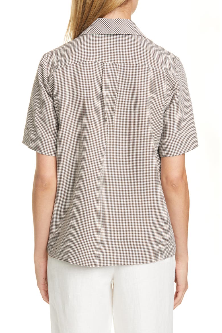 Sienna Gingham Shirt, Alternate, color, BUTTERNUT COMB