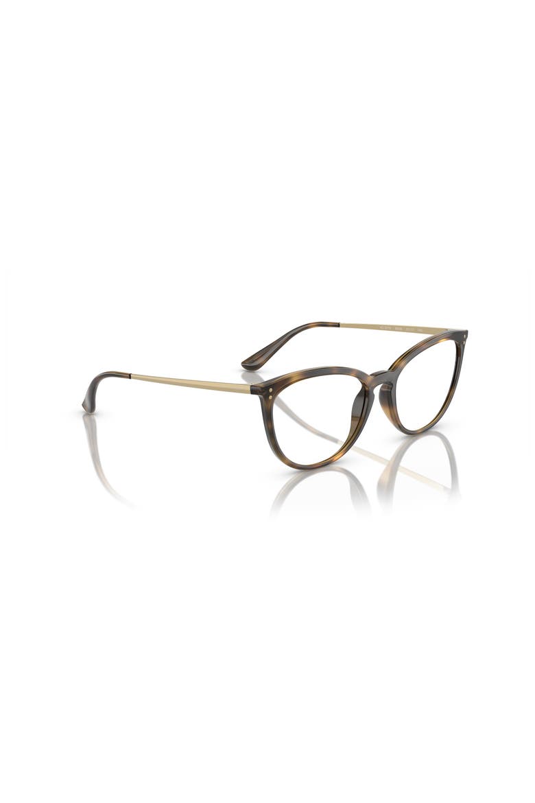 53mm Cat Eye optical glasses, Alternate, color, Brown