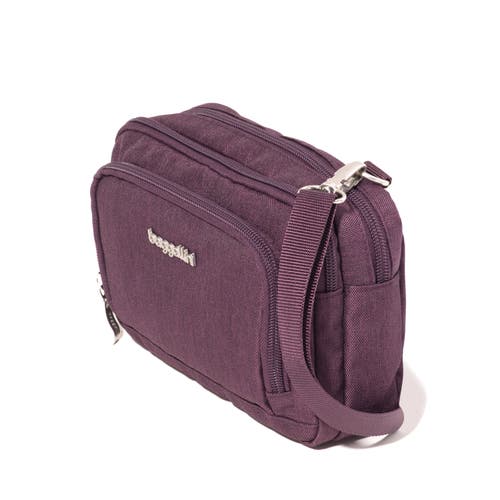 Baggallini Triple Zip Small Convertible Crossbody Bag