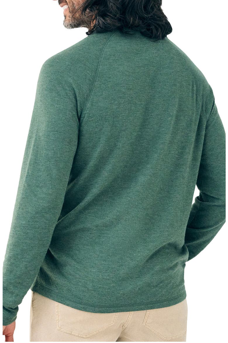 Cloud Long Sleeve Henley, Alternate, color, DEEP FERN HEATHER