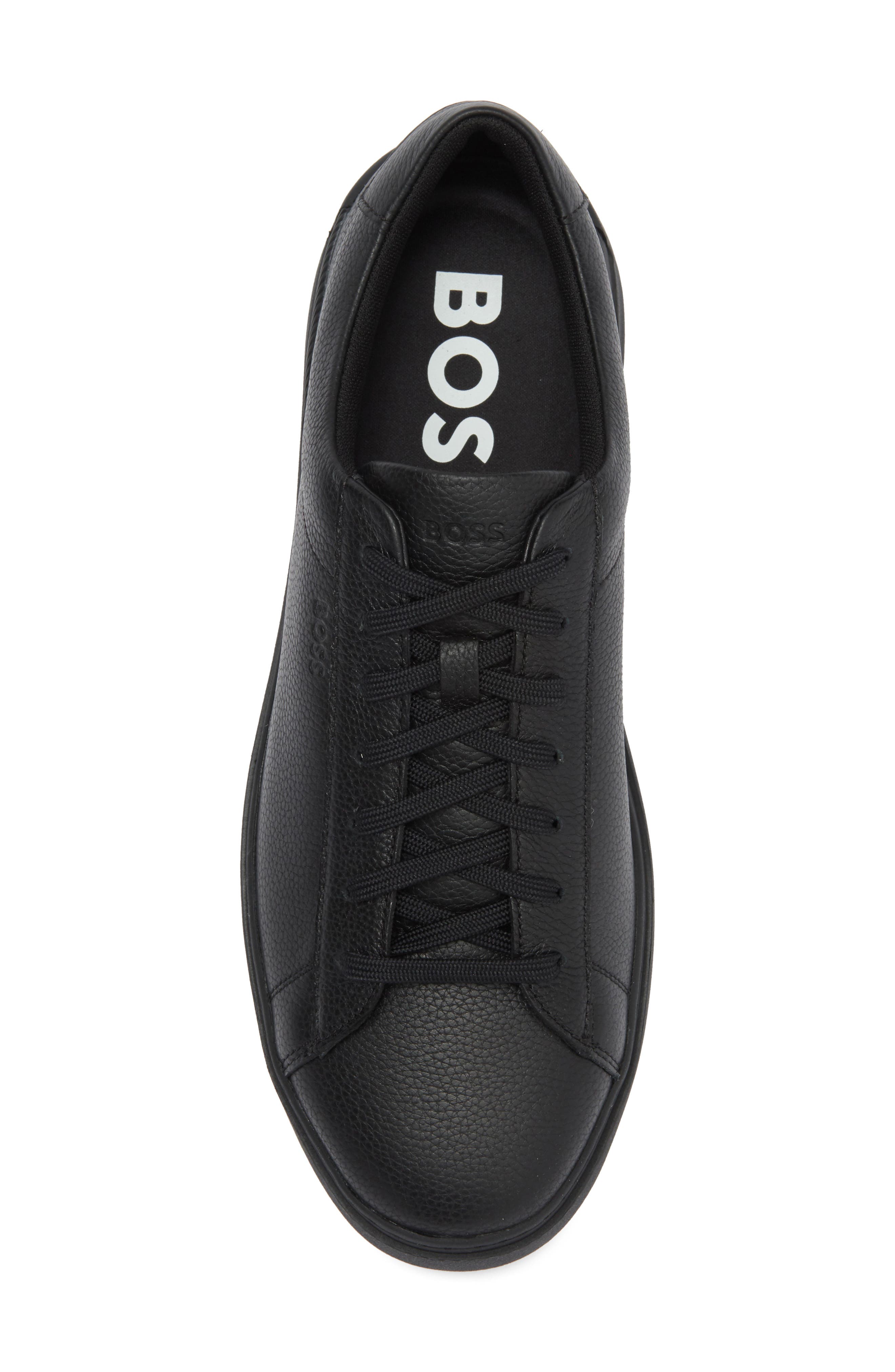 BOSS Clint Tenn Gru Low Top Sneaker, Alternate, color, Black