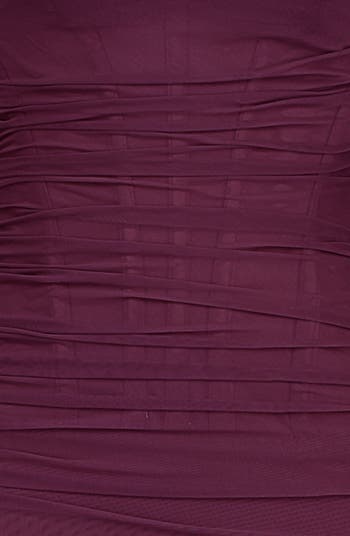 Katrina Lace Mesh Long Sleeve Gown