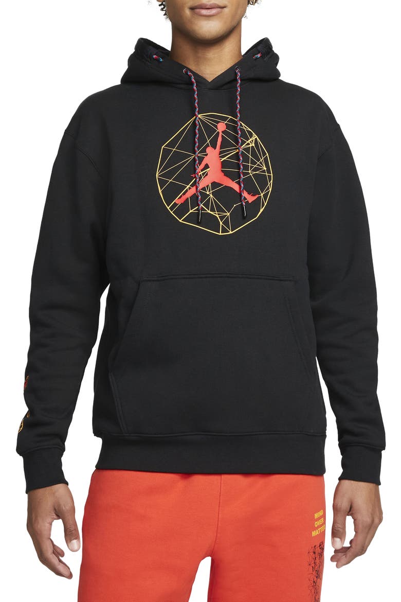 Men's Essential Mountainside Hoodie, Main, color, BLACK