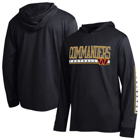 Men's Champion Black Washington Commanders All Star Hooded T-Shirt
