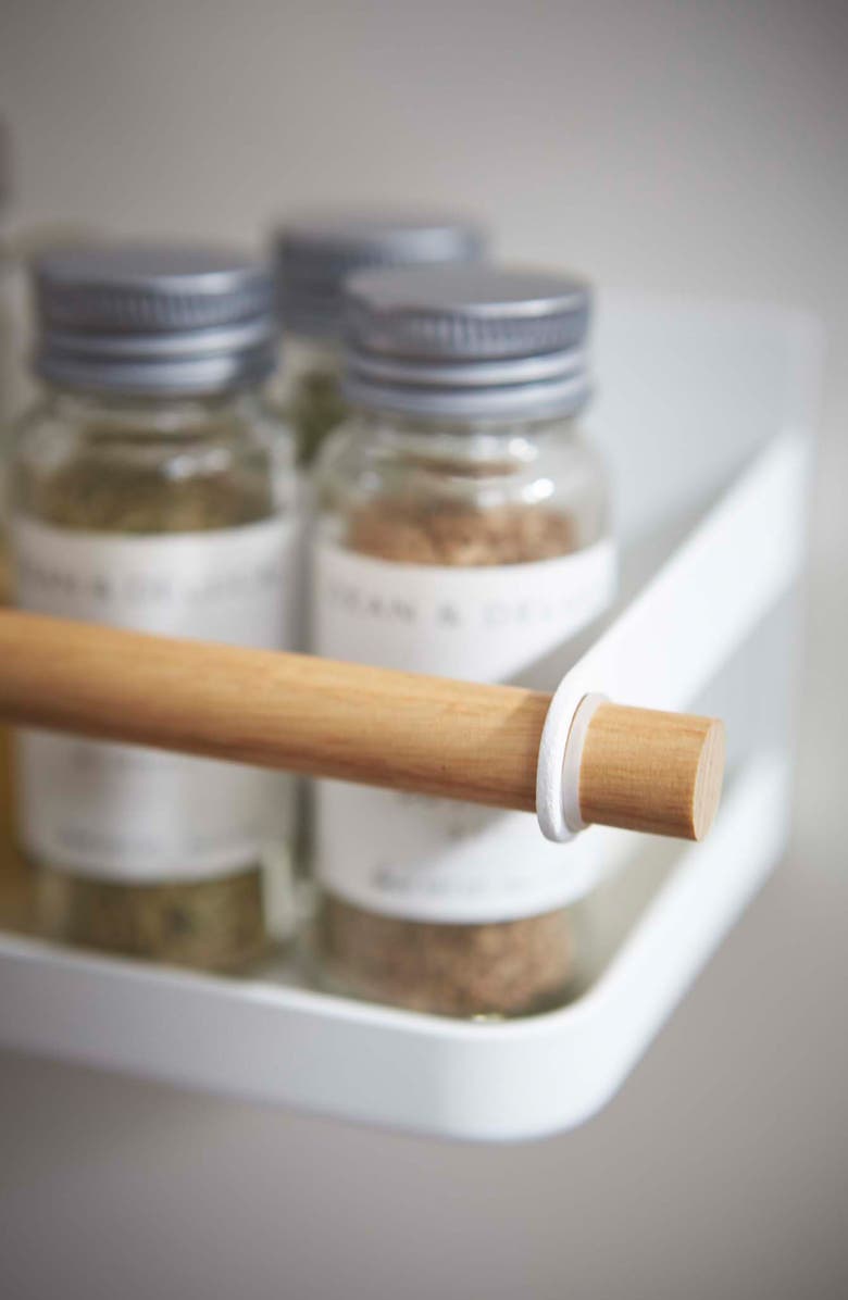 Yamazaki Magnetic Storage Caddy, Alternate, color, White