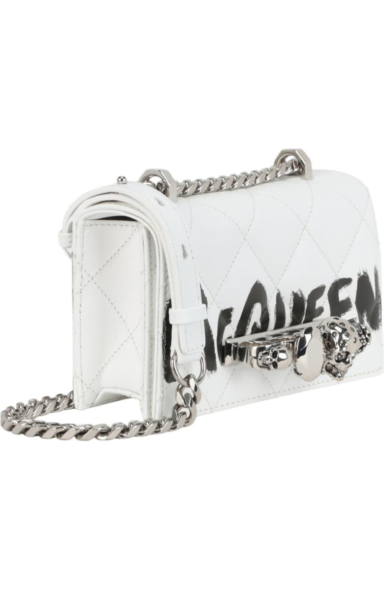 Alexander McQueen Puma Mini Graffiti Jeweled Shoulder Bag, Alternate, color,