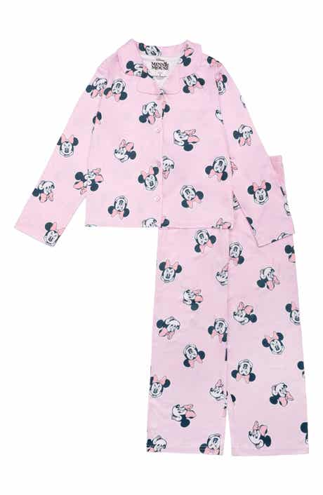 AME Kids' Minnie Mouse Long Sleeve Pajamas