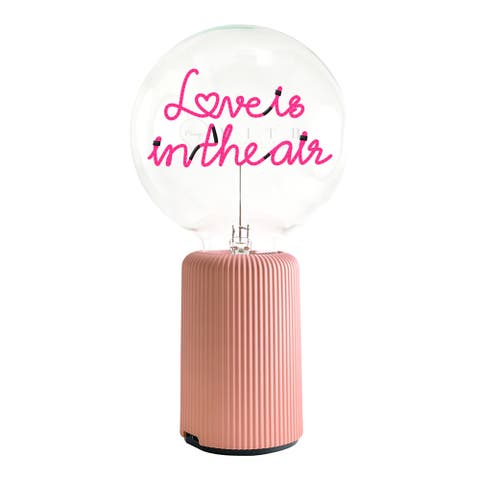 Love Is In The Air Portable Table Lamp