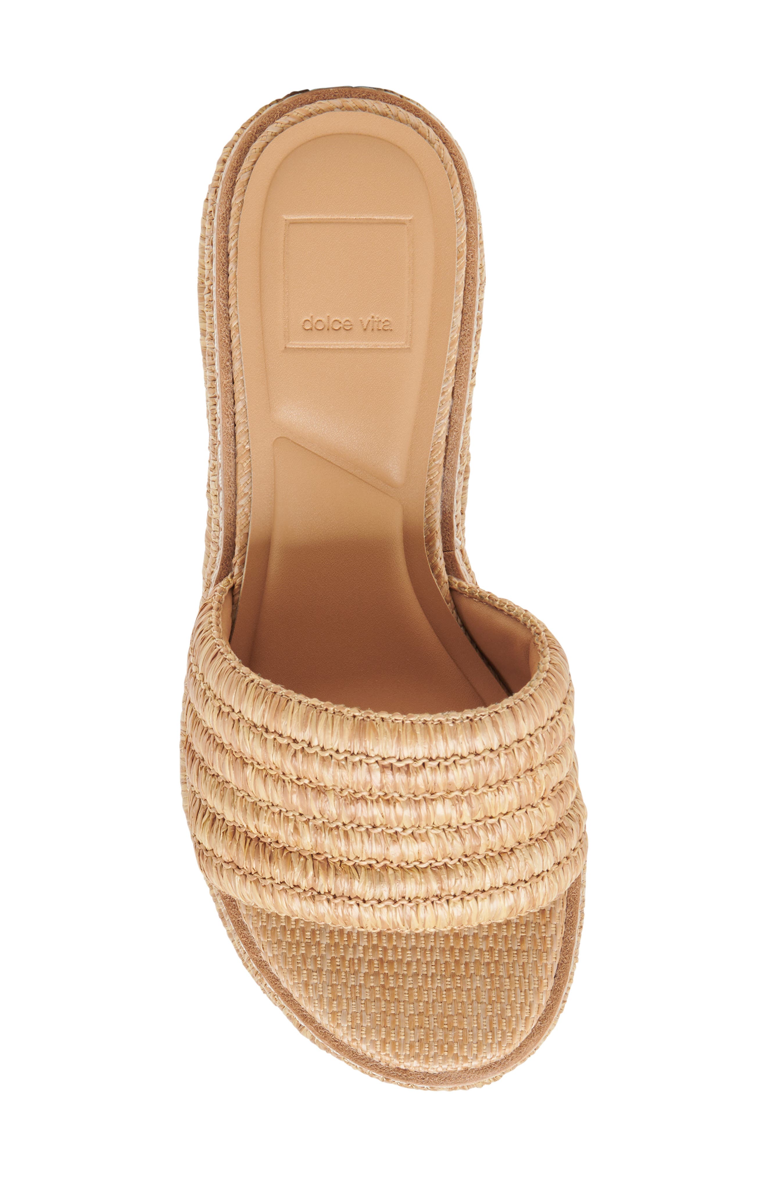 Throne Platform Wedge Sandal, Alternate, color, LIGHT NATURAL