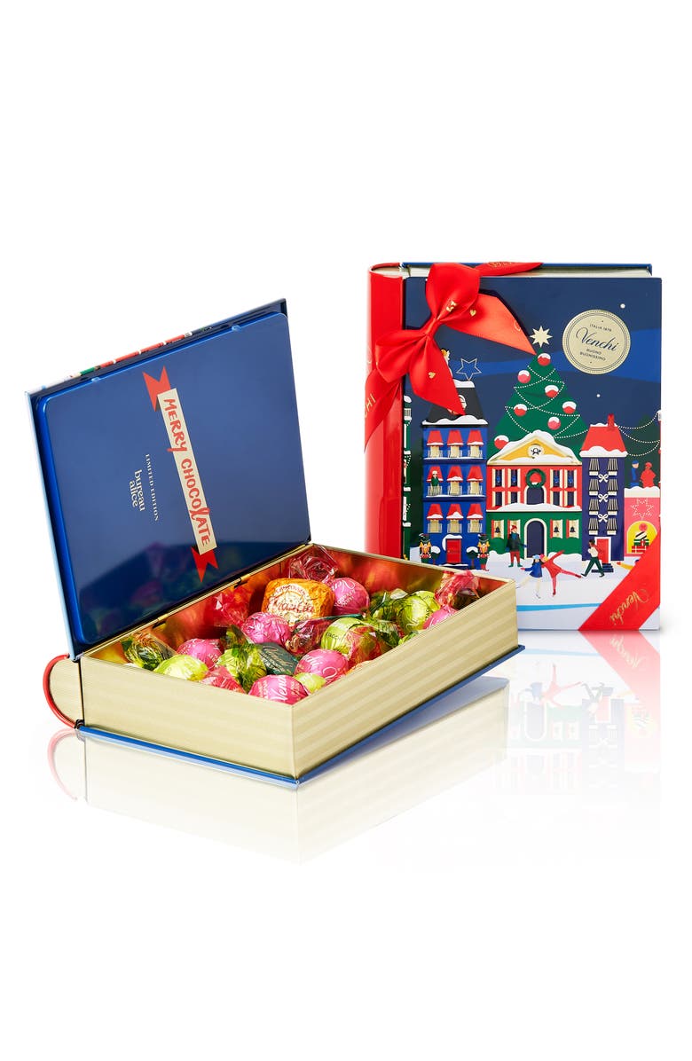 Venchi Maxi Christmas Gift Book with Assorted Chocolates, Main, color, 