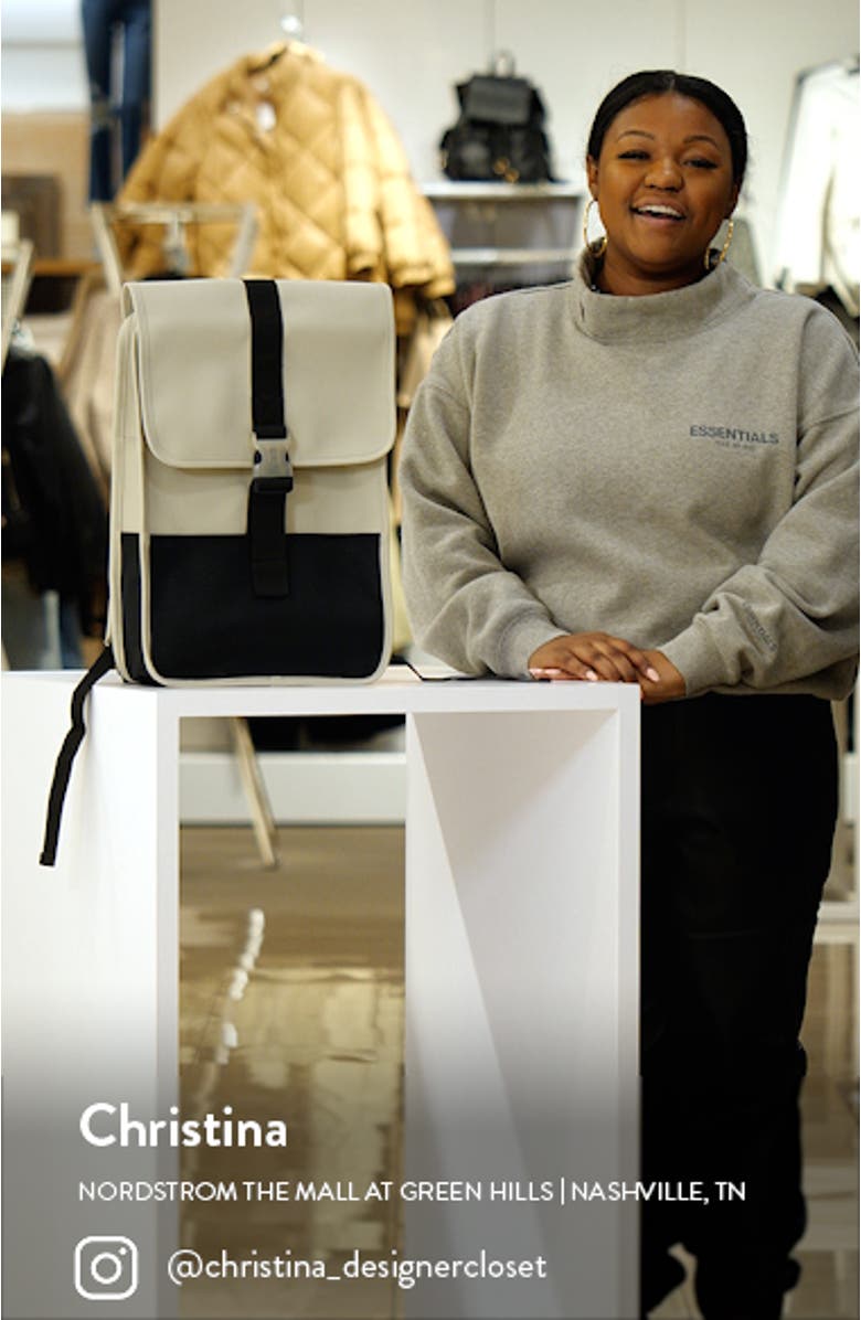 Buckle Mini Backpack, sales video thumbnail