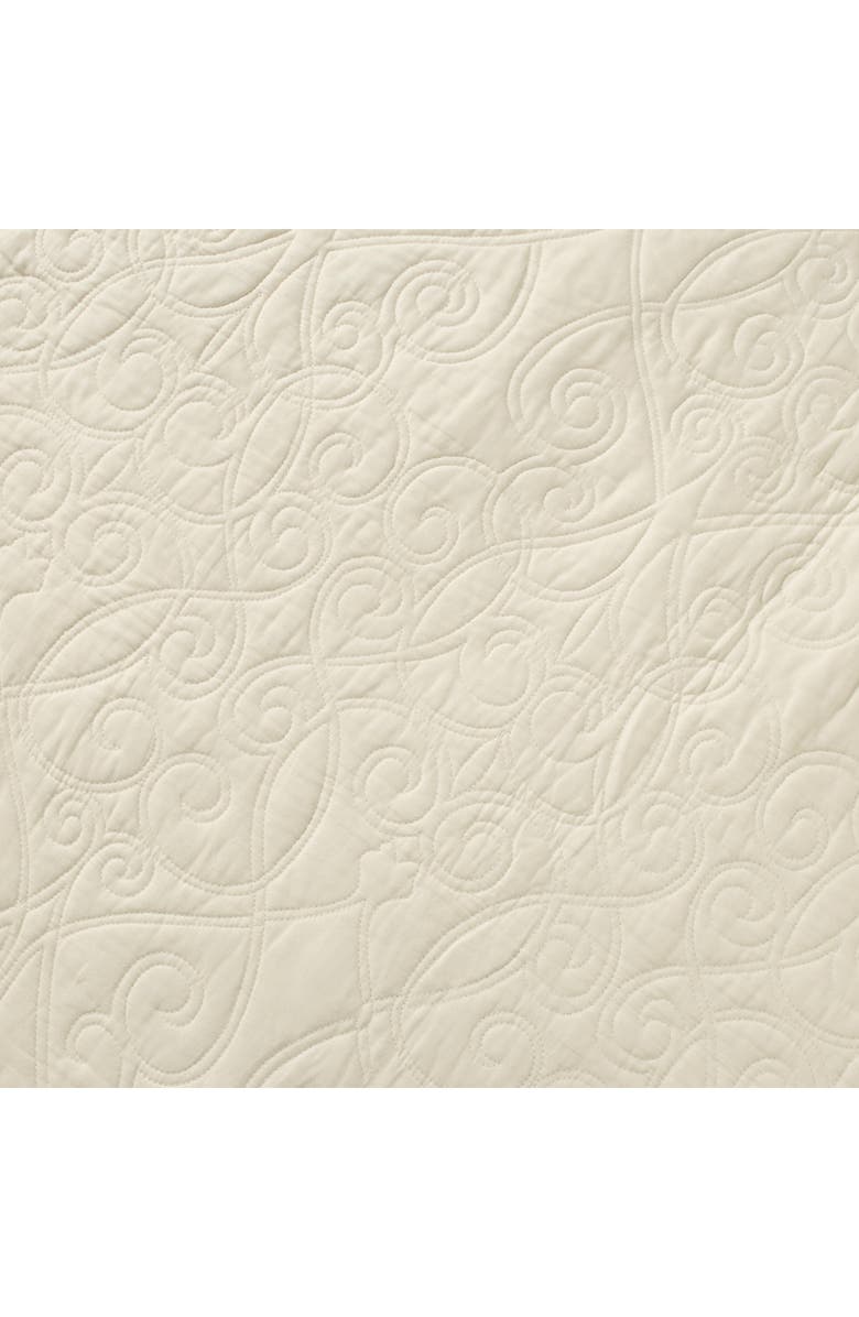 Laura Ashley Felicity Quilt & Sham Set, Alternate, color, Ivory