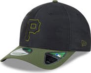 New Era Men's New Era  Black Pittsburgh Pirates Player Replica 9FORTY Adjustable Hat