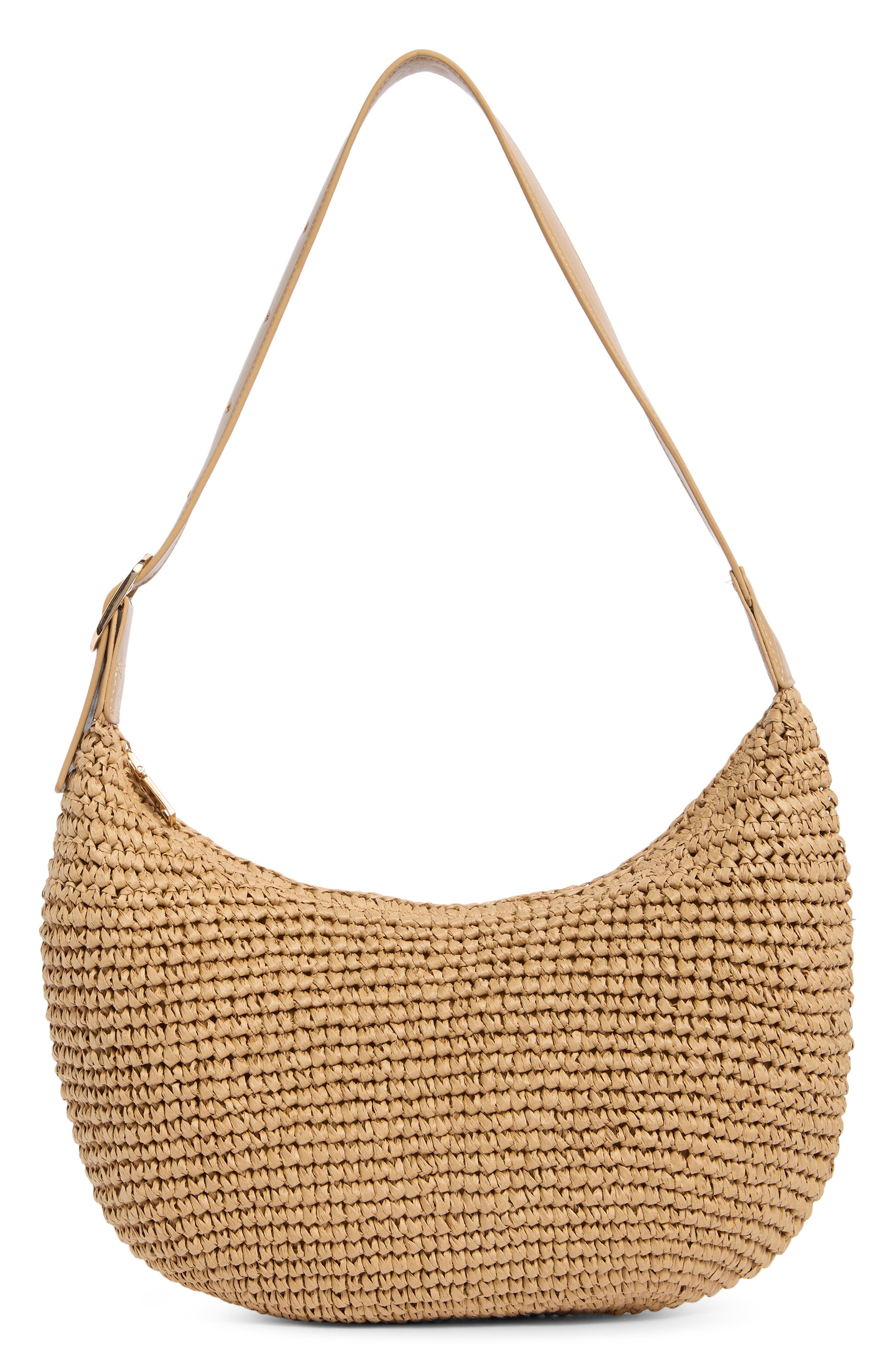 Straw Hobo Bag