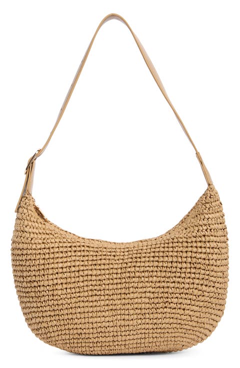 Straw Hobo Bag