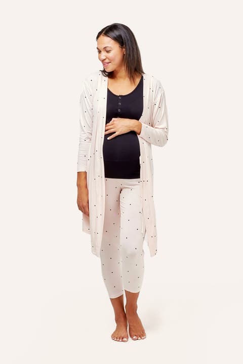 Second Skin Maternity & Nursing Wrap Robe
