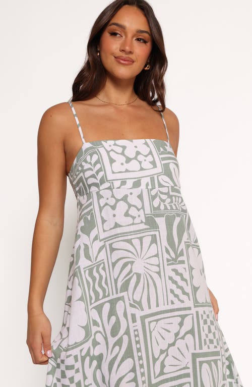 Petal And Pup Petal & Pup Kelsie Sage Sundress In Brown