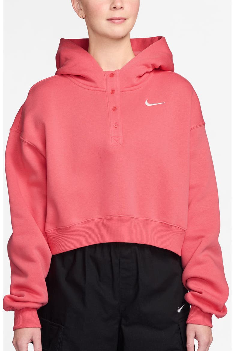 Sportswear Phoenix Fleece Crop Sweatshirt, Main, color, 894 S CORL/SAIL