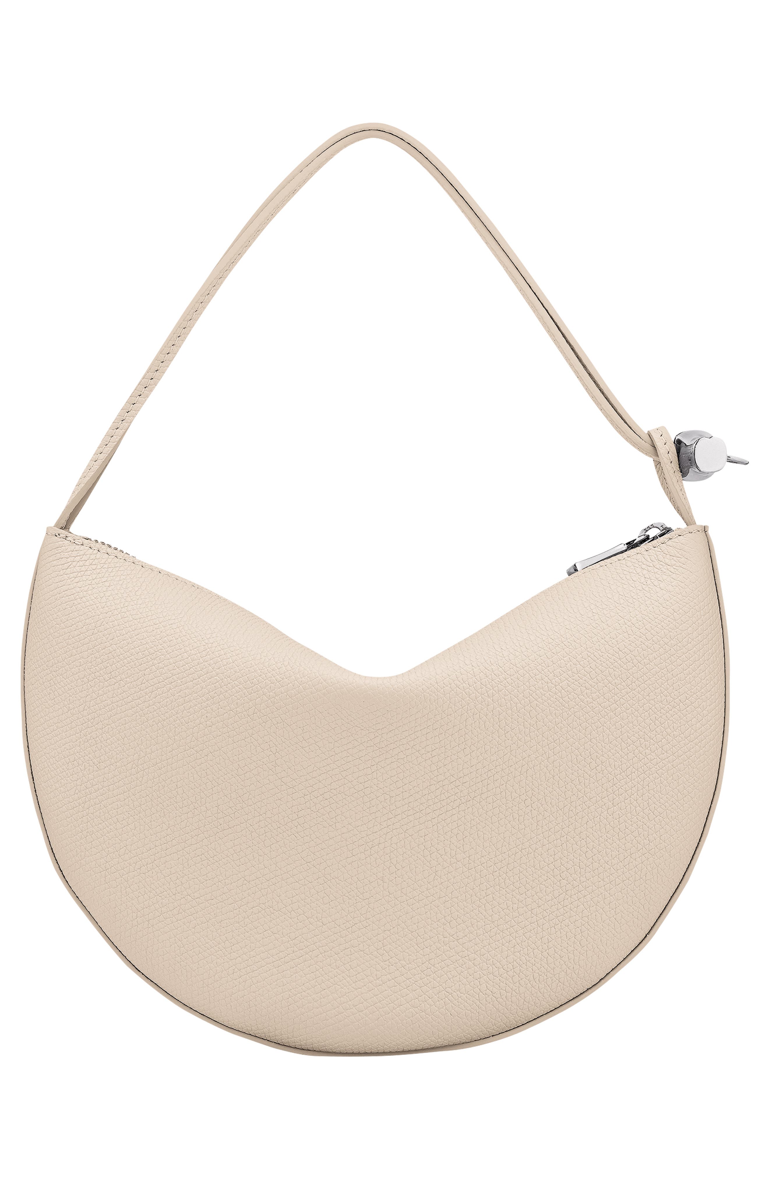 Longchamp Le Roseau Leather Wristlet Clutch, Alternate, color, Paper