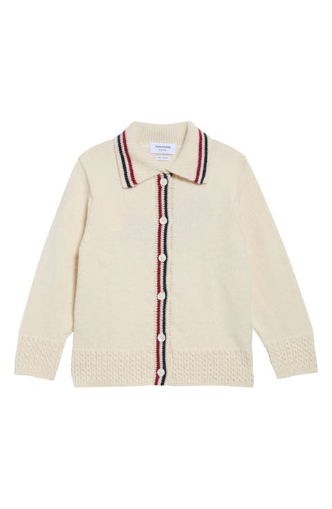 Hector Icon Intarsia Wool & Mohair Cardigan