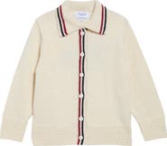 Thom Browne Hector Icon Intarsia Wool & Mohair Cardigan