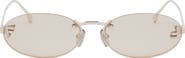 Fendi 'Fendi First 54mm Oval Sunglasses