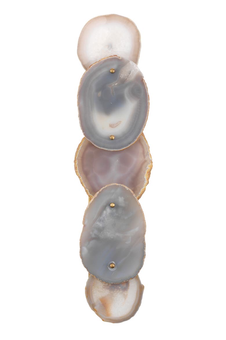 Trinity Wall Sconce, Agate, Main, color, Purple