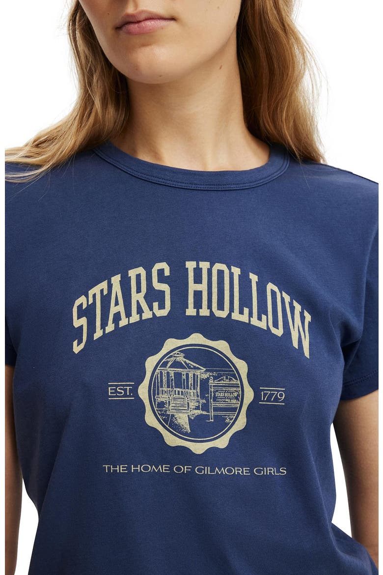 Women's Lcn Original Graphic Tee, Alternate, color, Gilmore Girls Stars Hollow