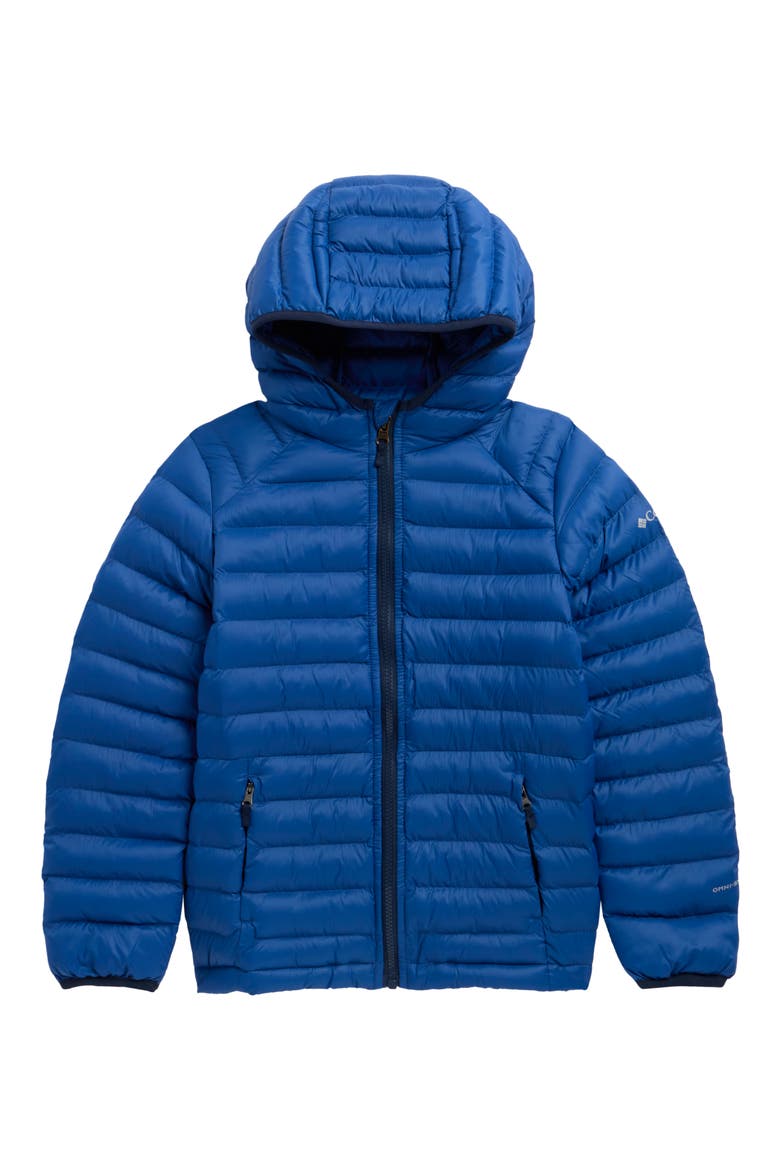 Kids' Power Pass Hooded Quilted Jacket, Main, color, MOUNTAIN BLUE