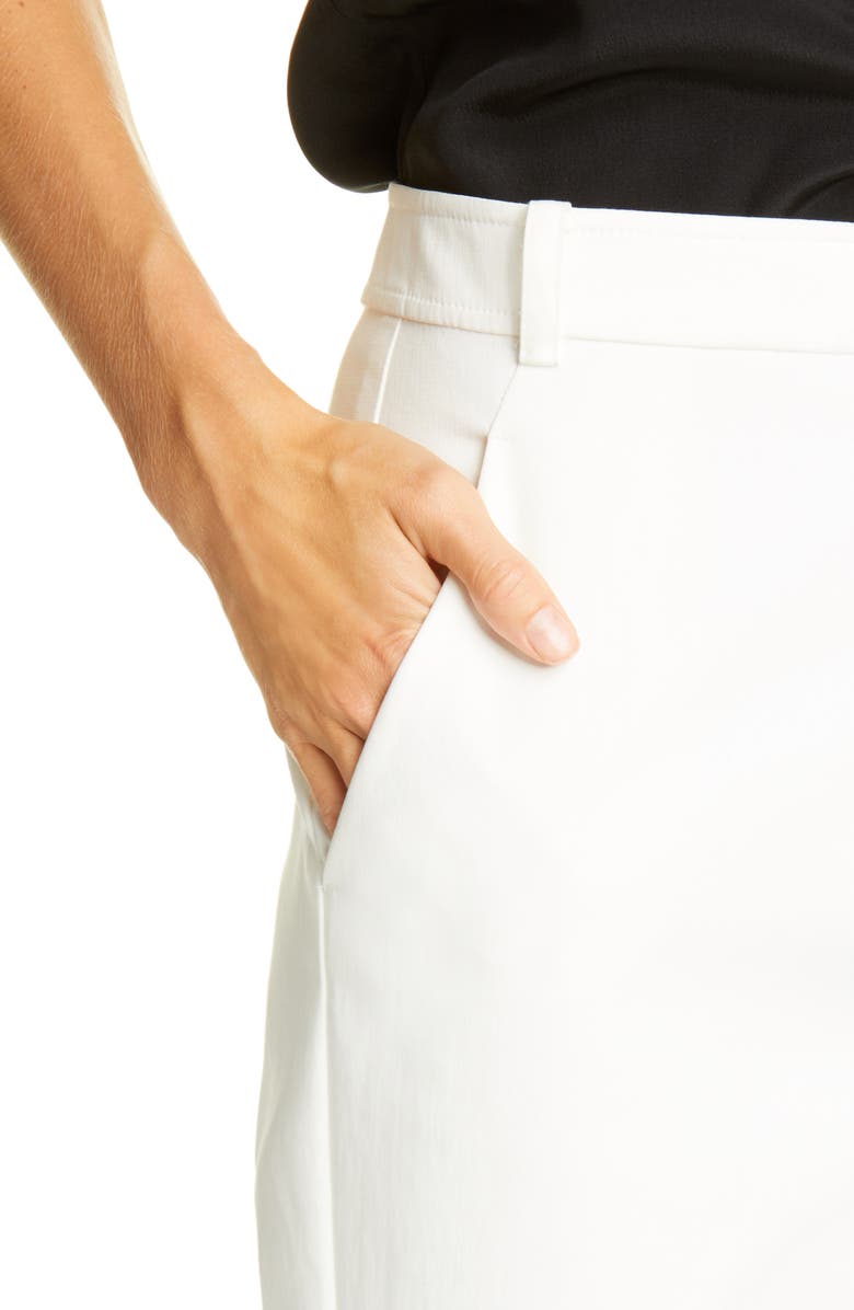 St. John Collection Stretch Canvas Tapered Crop Pants, Alternate, color, 