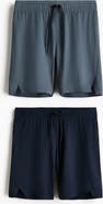 H&M 2-Pack Sports Shorts With Drymove