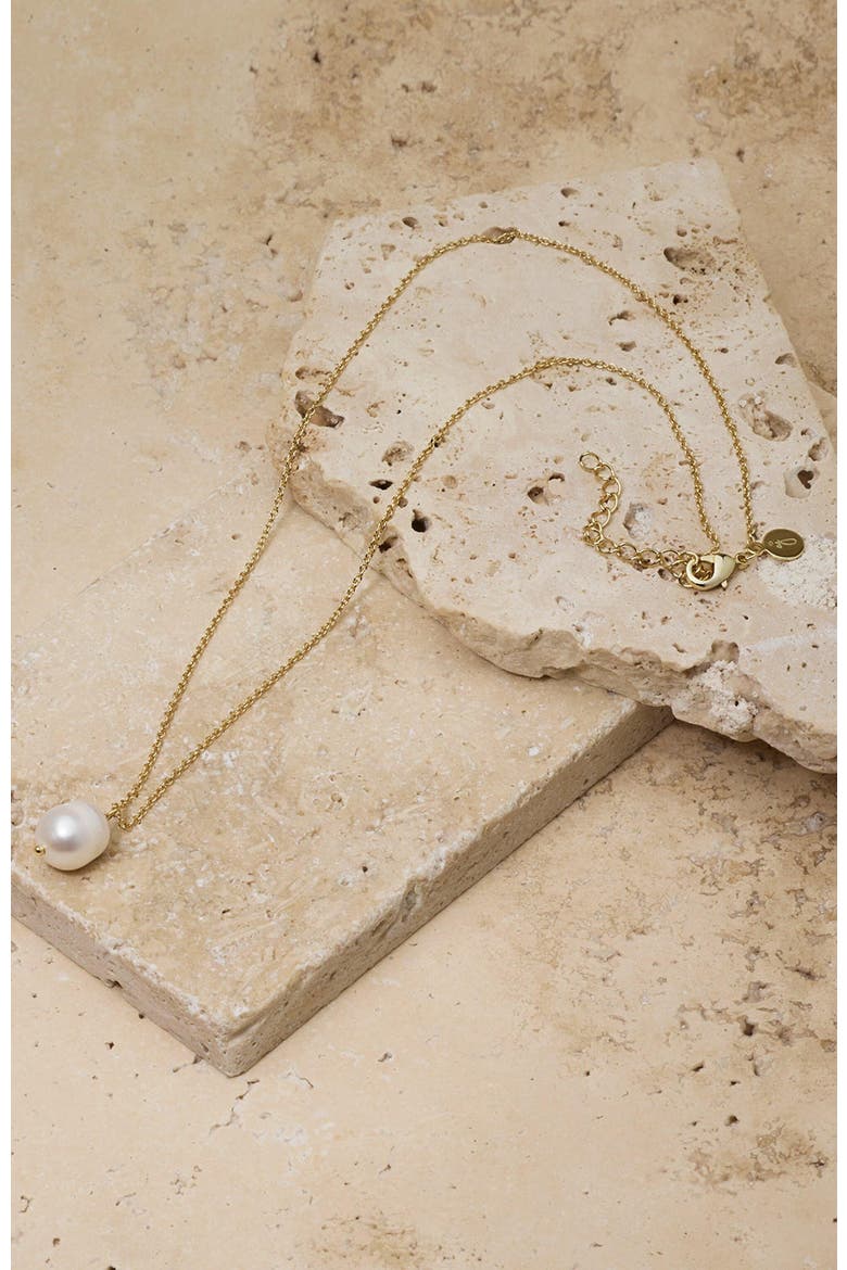 Lexi Freshwater Pearl Pendant, Alternate, color, Gold