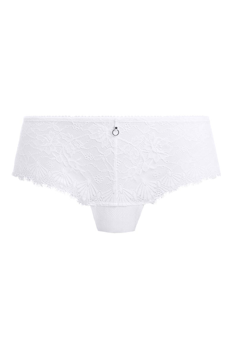 Fascinate Lace Boyshorts, Alternate, color, WHITE