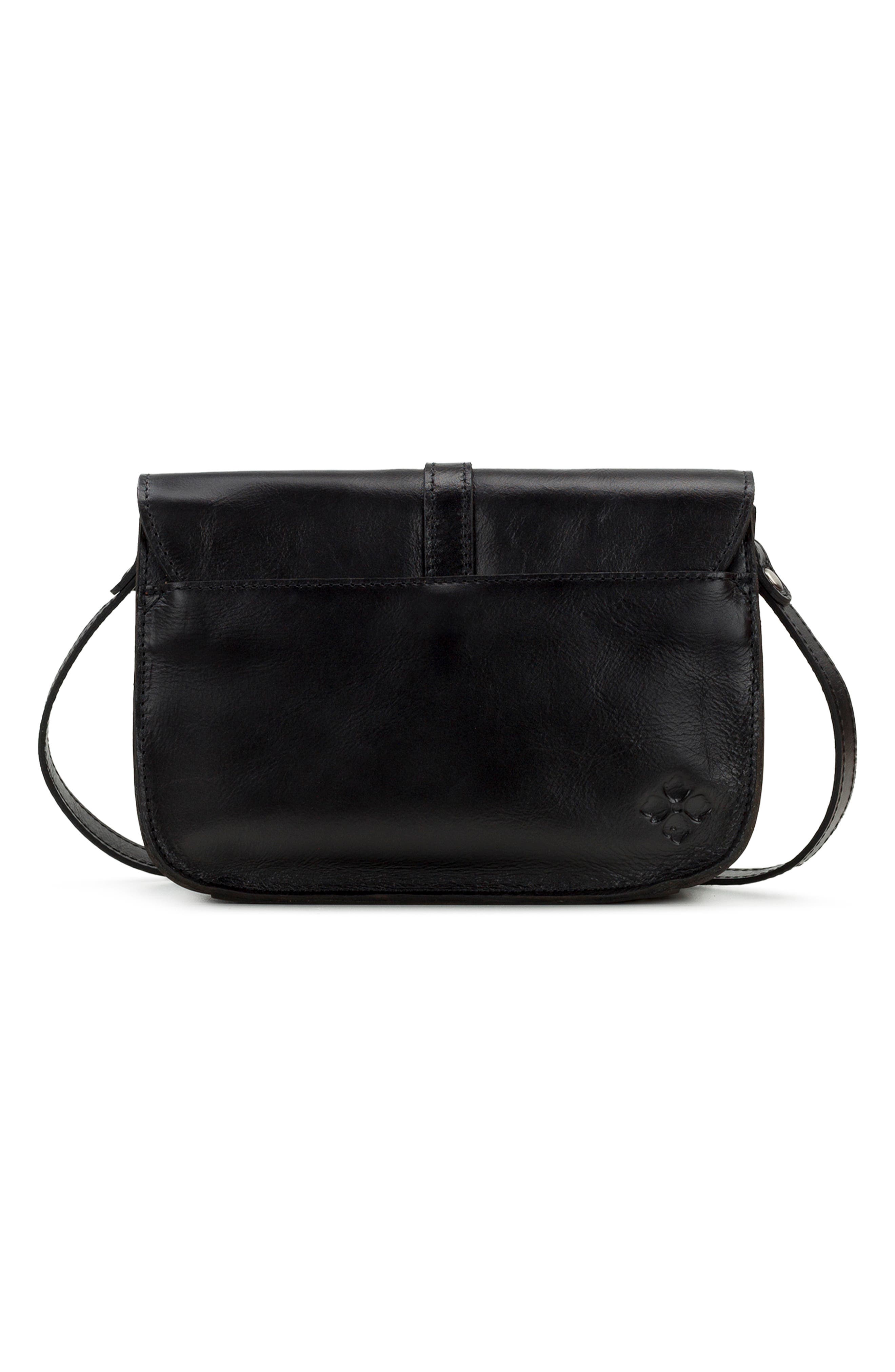Patricia Nash Champaign Sheild Crossbody Bag, Alternate, color, Black