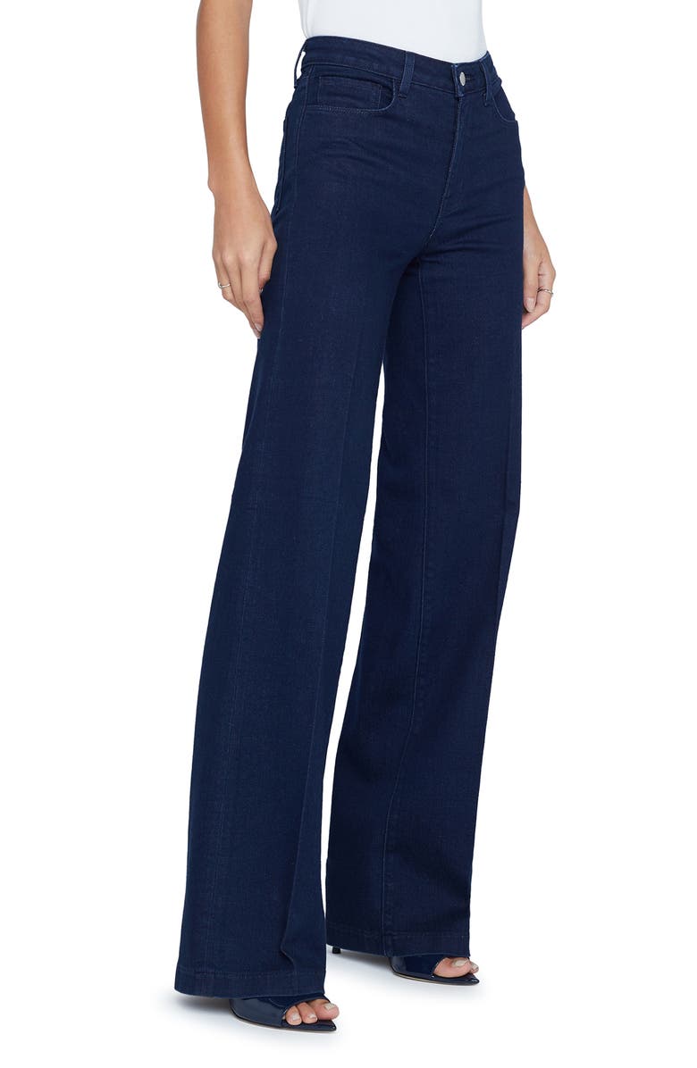 L'AGENCE Clayton Wide Leg Jeans, Alternate, color, Palomino