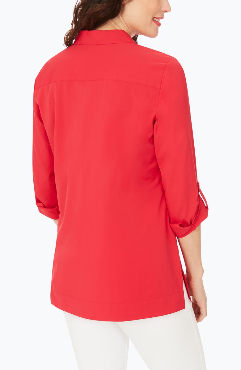 Foxcroft Addie Non-Iron Tunic Blouse, Alternate, color, 