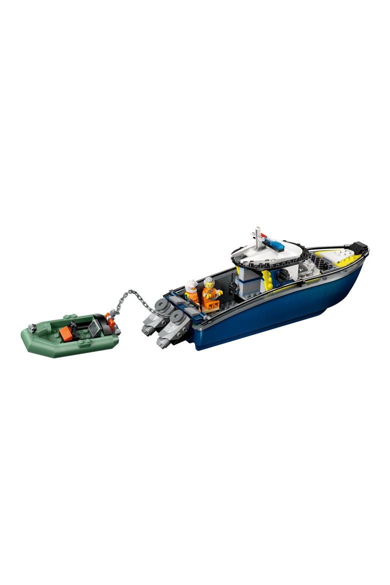 City Police Boat Chase Set - 60456, Alternate, color, MULTI