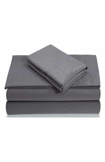 AZORES HOME 300 Thread Count Cotton Percale Sheet Set