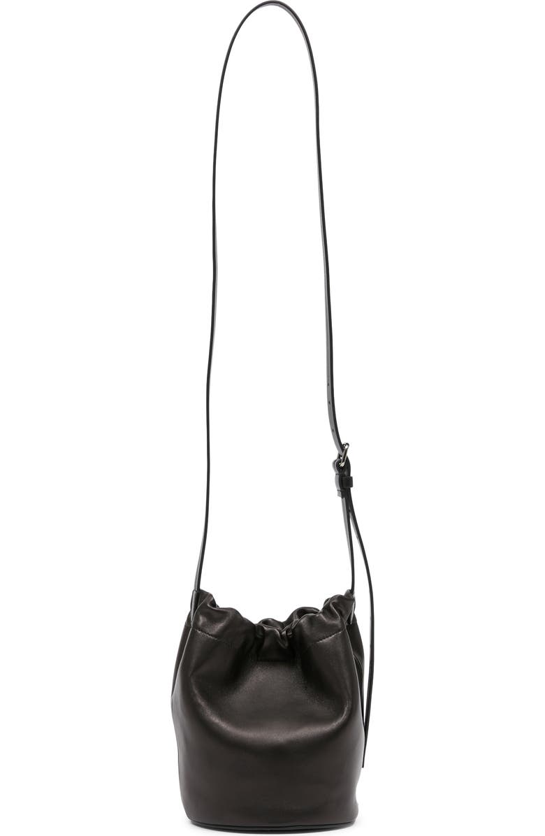 Maison Margiela Belt Leather Crossbody Bag, Main, color, Black/ Black/ Black