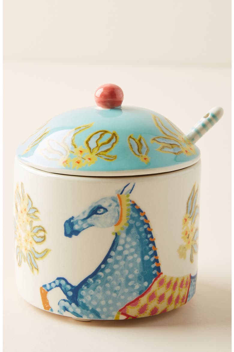 Anthropologie Paige Gemmel Sugar Bowl, Main, color, BLUE